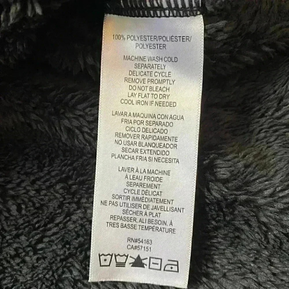 Calvin Klein Plush Sweater Cropped Fuzzy 1/4 Zip Pullover Black Size XL - Picture 13 of 16